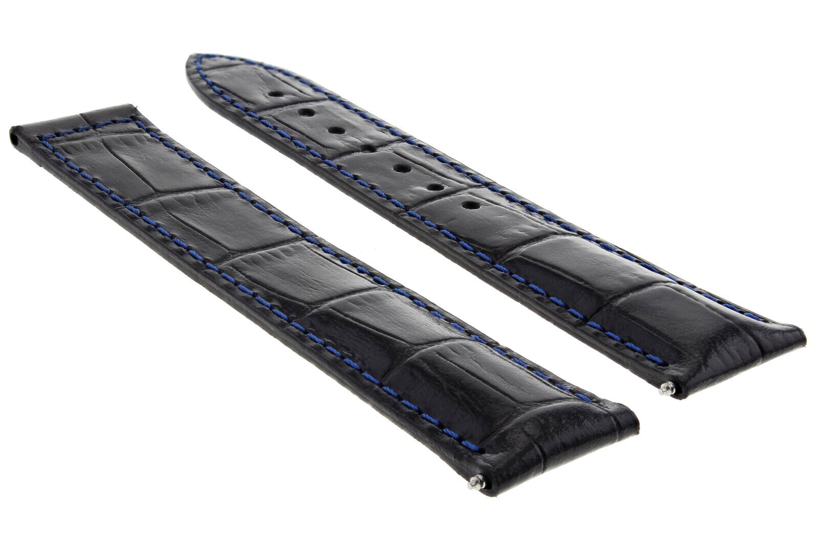 18-19-20-22-24MM LEATHER WATCH BAND STRAP FOR OMEGA SEAMASTER PLANET SPEEDMASTER