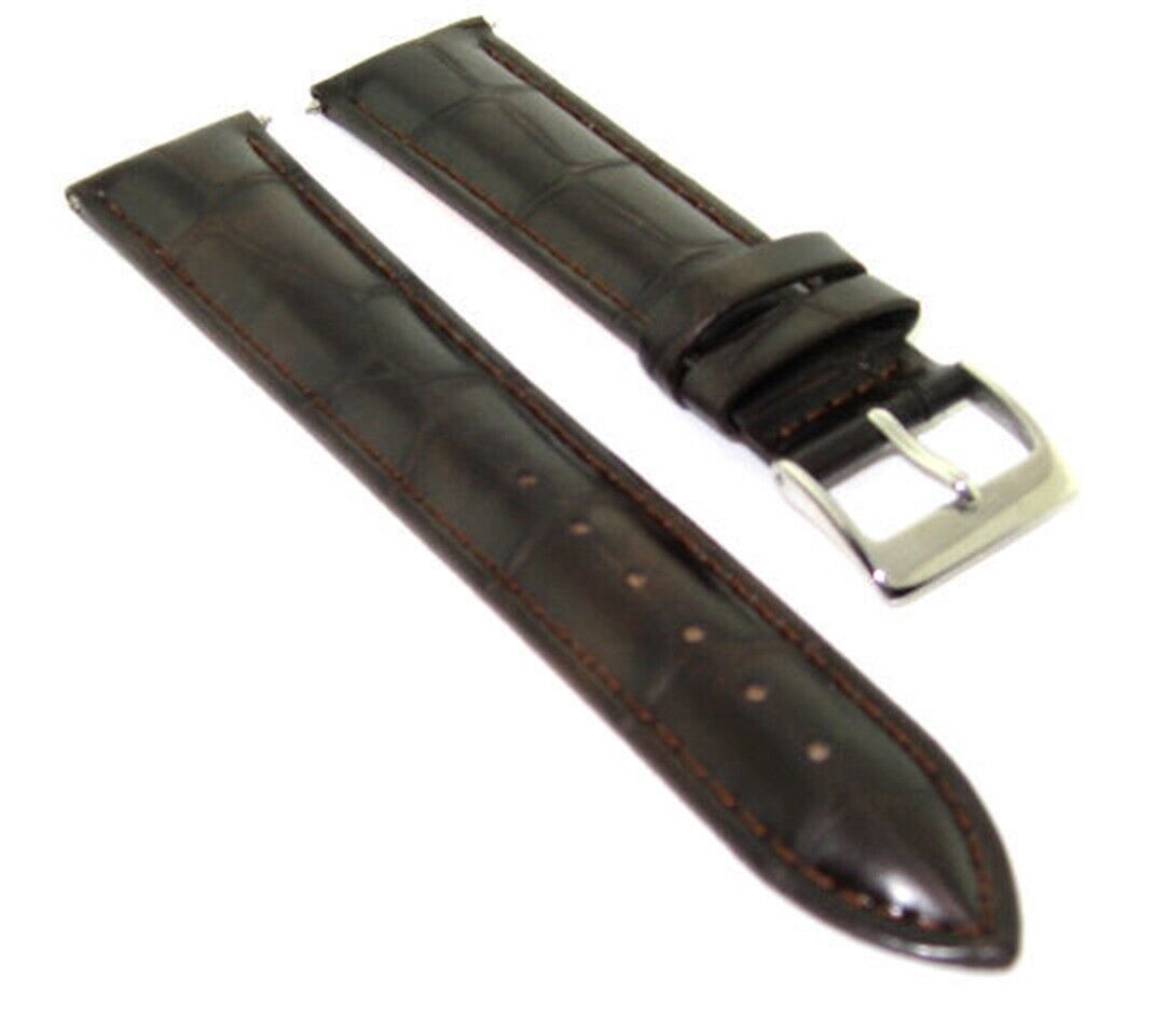 17-18-19-20-21-22-23-24MM GENUINE LEATHER WATCH STRAP BAND FOR OMEGA