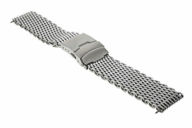 18-20-22-24mm SHARK MESH STAINLESS STEEL WATCH BAND FOR ROLEX