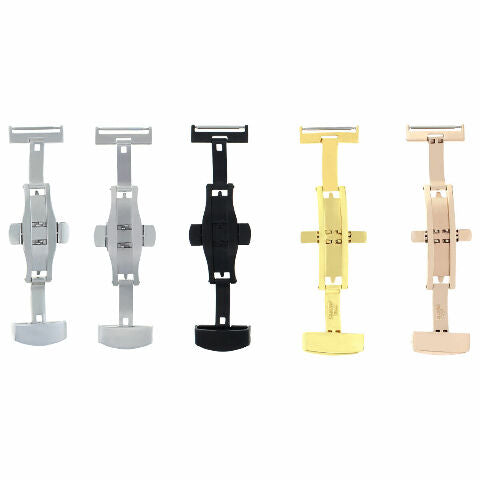 14-16-18-20-22-24MM DEPLOYMENT BUCKLE FOR LEATHER BAND STRAP OMEGA SPEEDMASTER