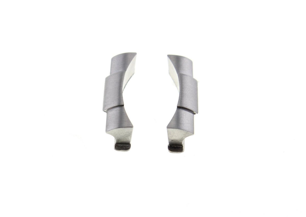 CUSTOM BAND STRAP END LINK FOR ROLEX SUBMARINER DAYTONA GMT EXPLORER II 214270, Silver - Brushed, view 3