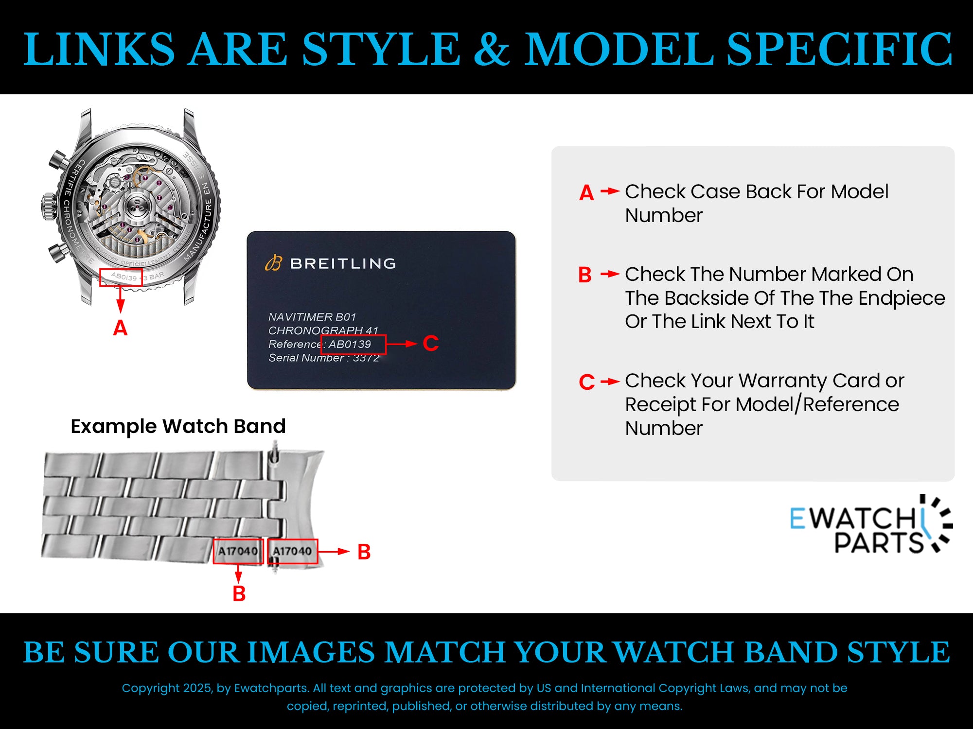 22MM WATCH BAND BRACELET FOR BREITLING NAVITIMER CHRONOMAT 7 LINK S/STEEL POLISH