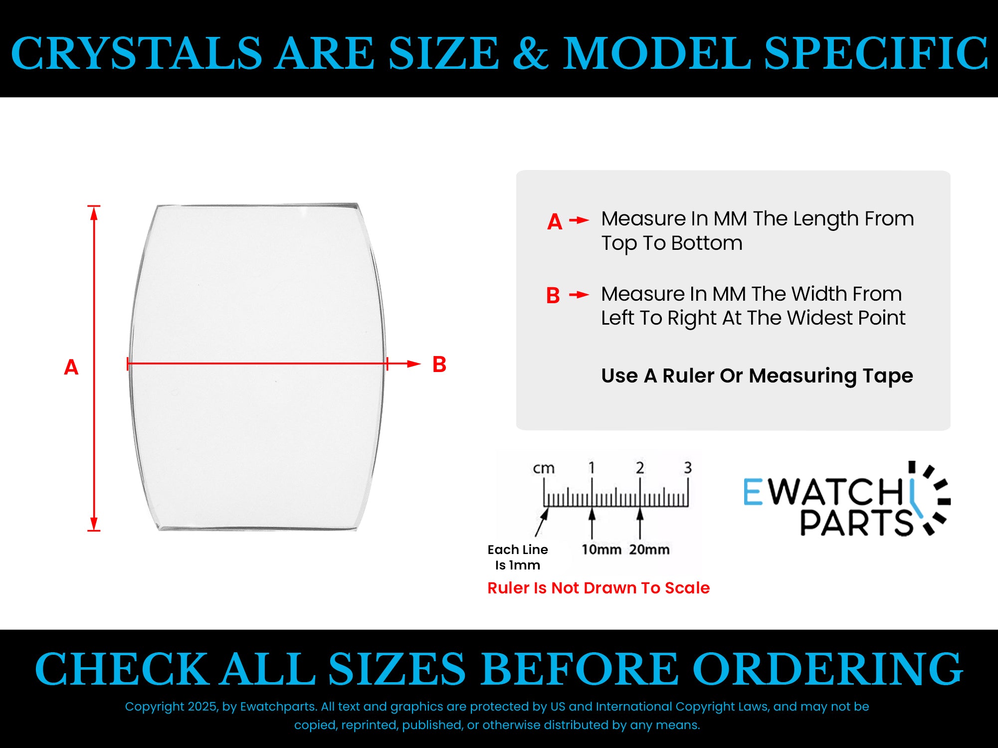CRYSTAL MARK IV SPEEDMASTER TACHYMETRE FOR OMEGA 176.012 176.009 145.034 178.002