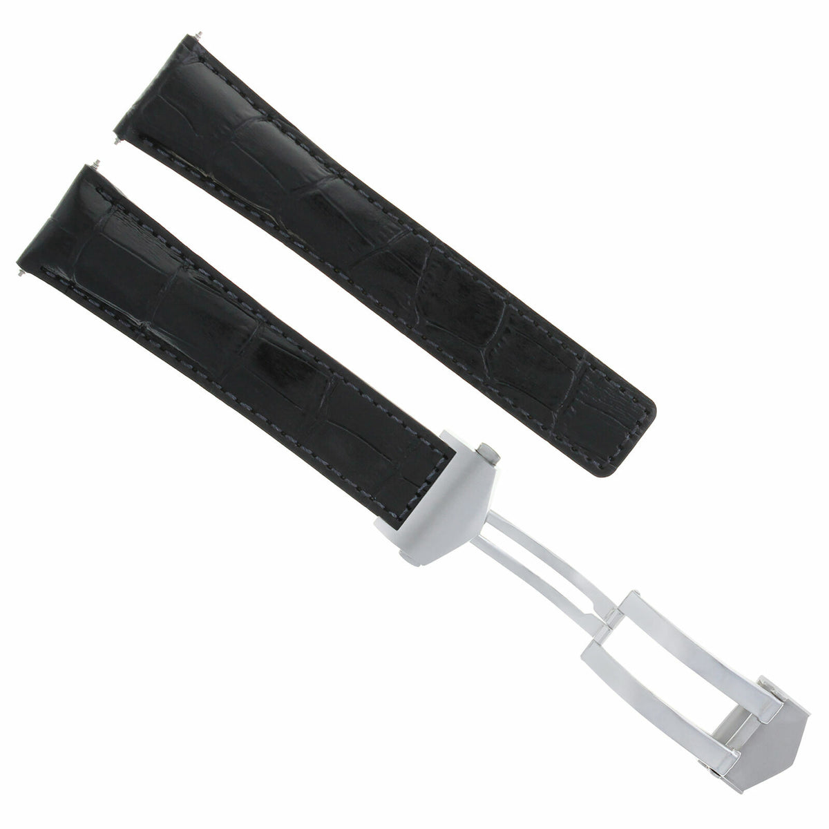 20MM Replacement Leather Watch Band Strap with Clasp for Tag Heuer Carerra