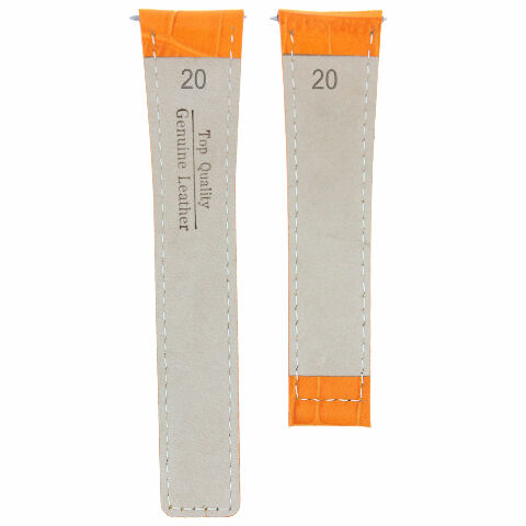 20MM REPLACEMENT LEATHER WATCH BAND STRAP WITH CLASP FOR TAG HEUER CARERRA