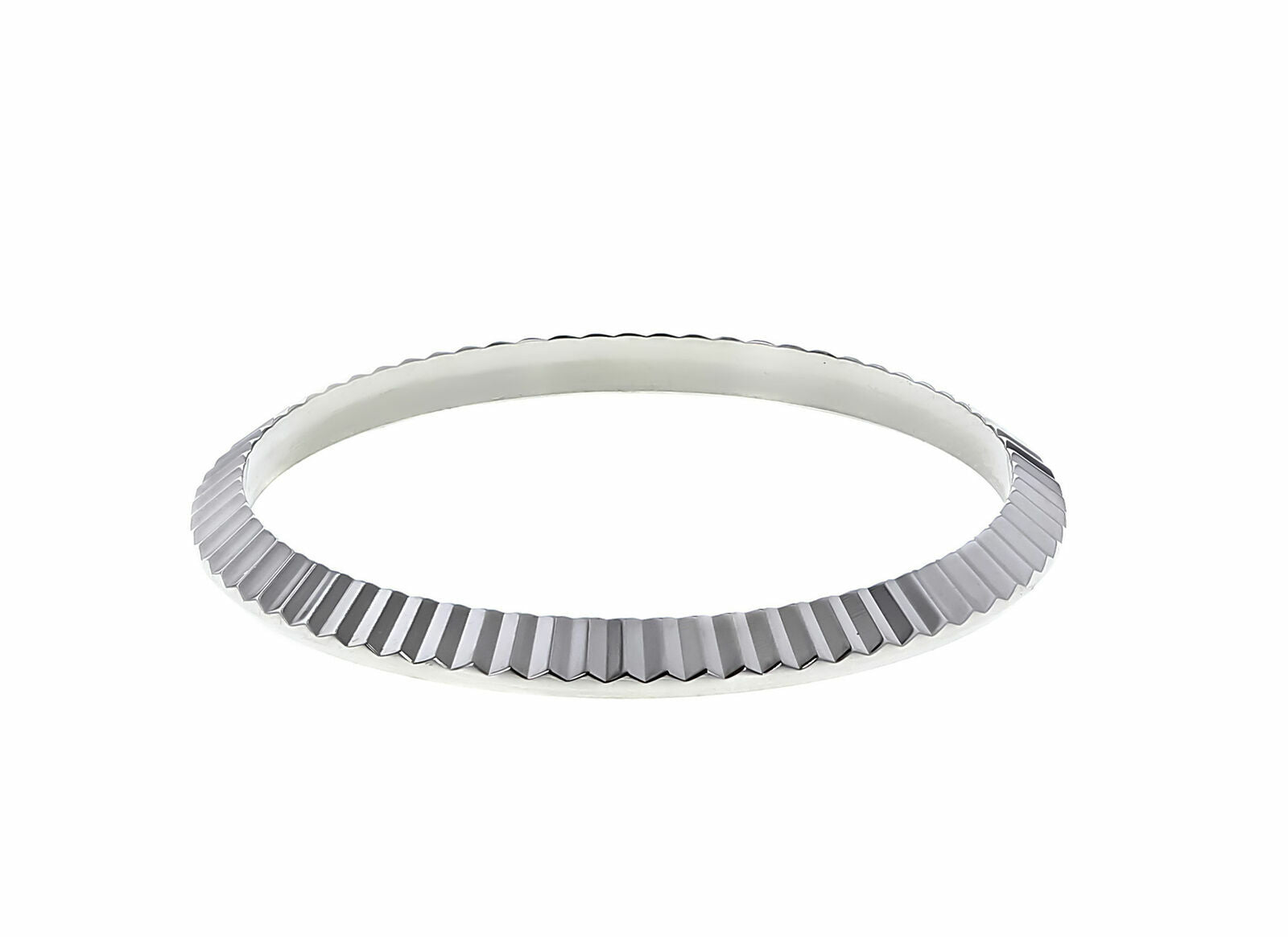 LADIES STAINLESS STEEL FLUTED BEZEL FOR ROLEX DATE, DATEJUST 69240, 79174, 79240