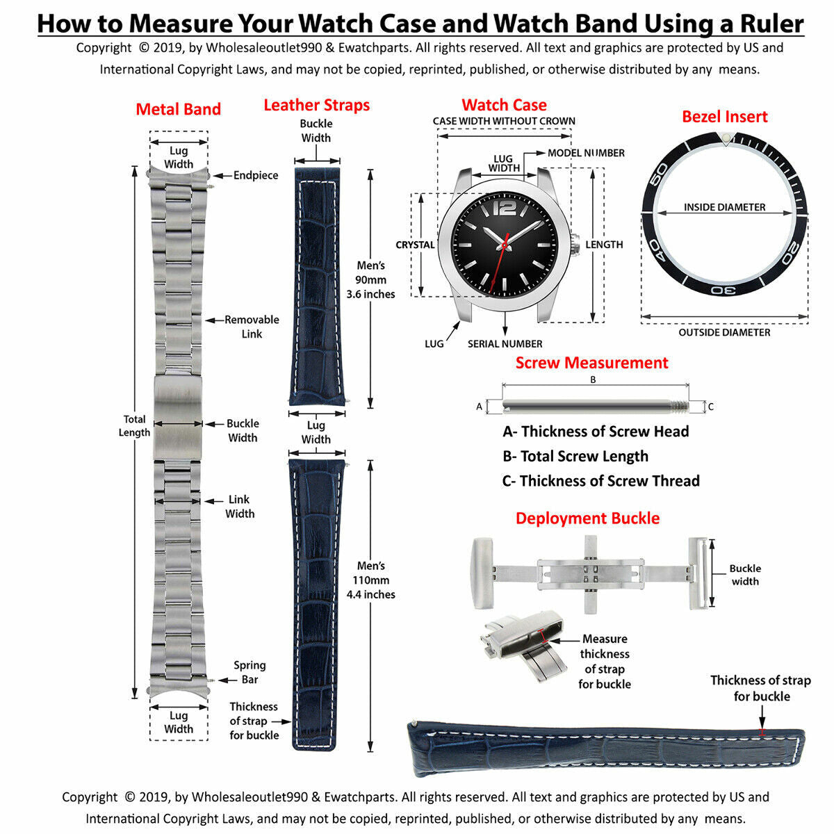 SNOW FLAKE WATCH HAND FOR TUDOR MOVEMENT ETA 2784-2, 2728 , 2776, 2846 SILVER