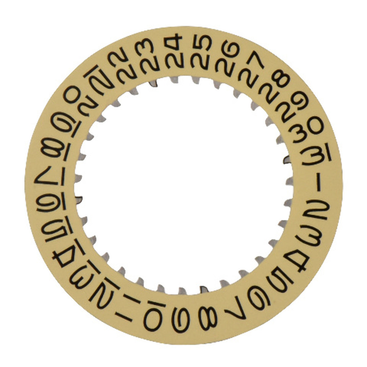 CALENDAR DATE DISC FOR ROLEX OYSTER QUARTZ 5035 WATCH 17000 17013 17014 CHAMPAGN