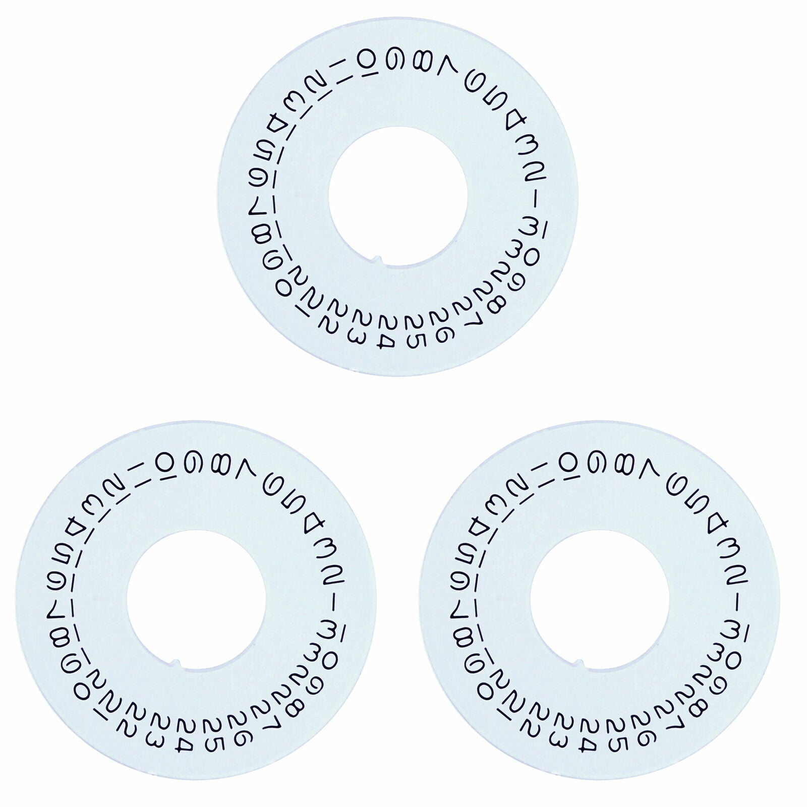 3 CALENDAR DATE DISC FOR ROLEX PRESIDENT 1801 1802 1803 1811 1814 1815 6611WHITE