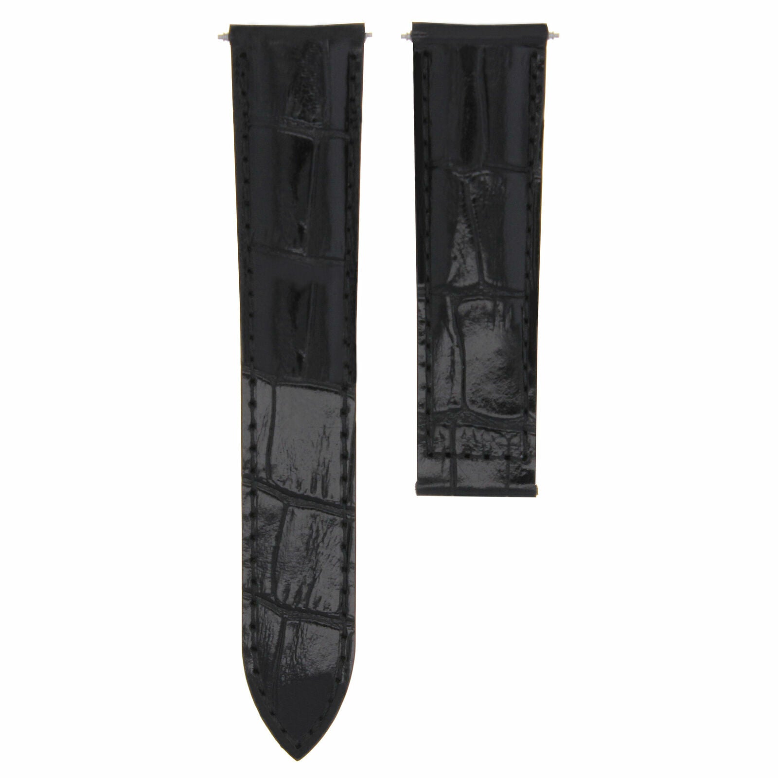 20MM LEATHER WATCH BAND STRAP FOR MAURICE LACROIX WATCH BLACK TOP QUALITY