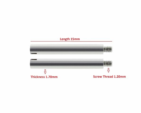 12 - 15MM SCREW FOR ROLEX OYSTER WATCH BAND SUBMARINER  GMT LINK STAINLESS STEEL