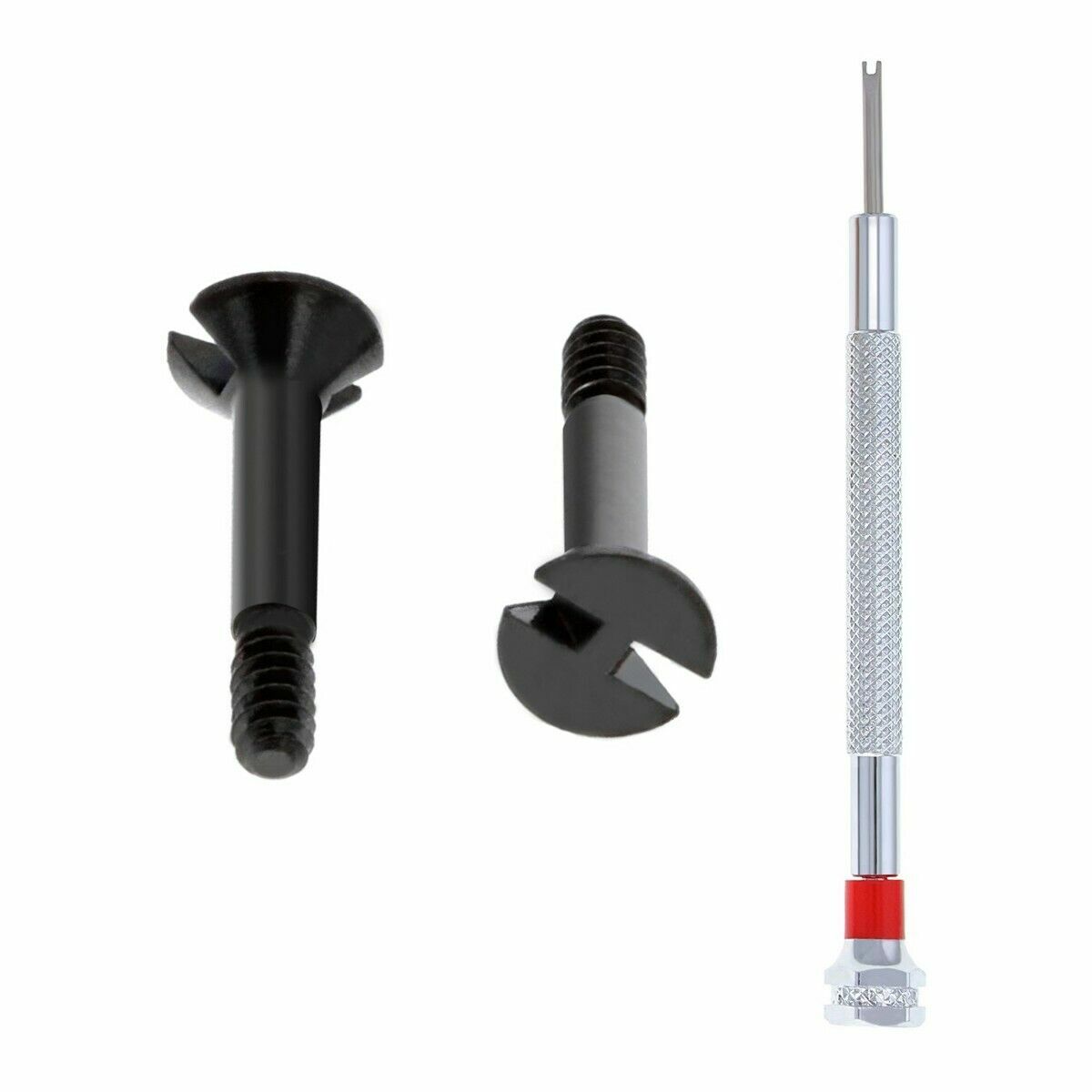 2 H SCREW FOR 44-45MM HUBLOT BIG BANG FIT STRAP BAND + SCREWDRIVER BLACK TOOLS