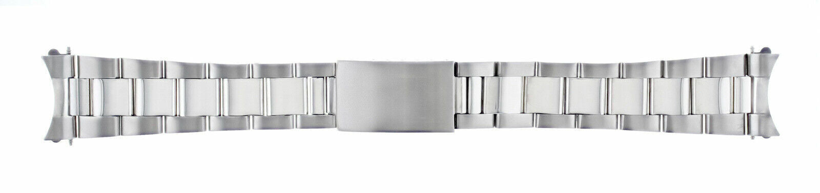 OYSTER WATCH BAND TAPERED FOR 34MM ROLEX DATE 1602 1603 SHINY/MATTE 19MM HEAVY