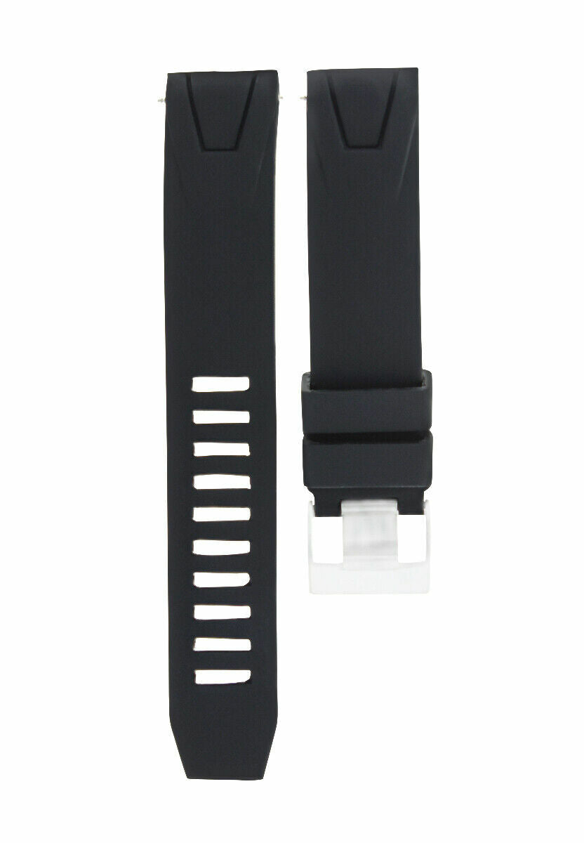 SILICONE RUBBER 20MM WATCH STRAP FOR 41MM OMEGA SEAMASTER PLANET OCEAN SHINY