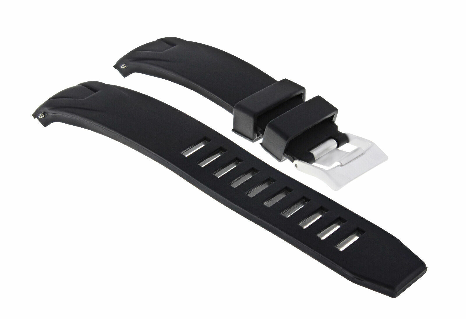 SILICONE RUBBER 20MM WATCH STRAP FOR 41MM OMEGA SEAMASTER PLANET OCEAN SHINY