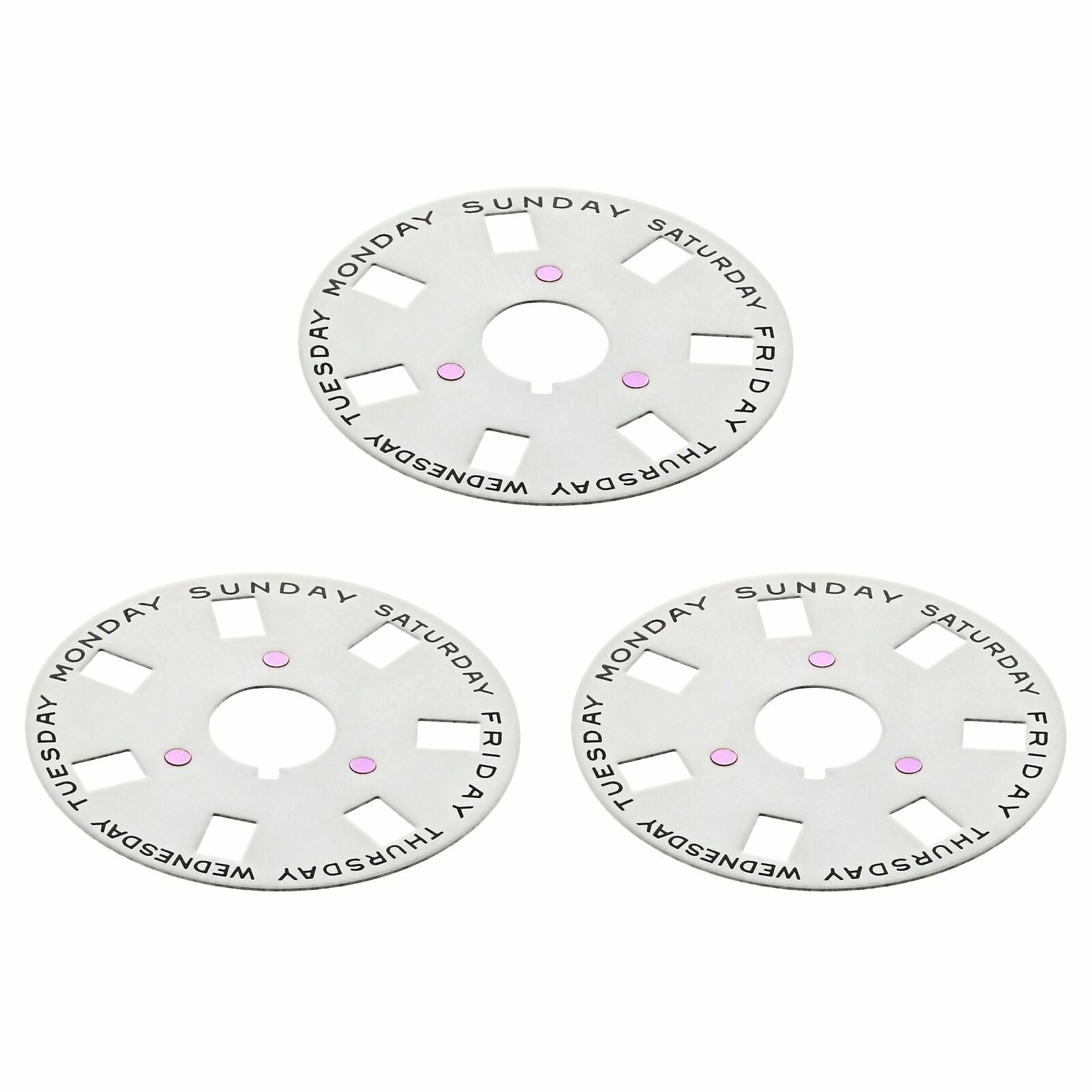 3 DAY DISC FOR ROLEX PRESIDENT DD 1802 1803 1804 1805 1806 1807 1811 1815 WHITE