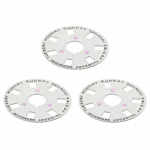 3 DAY DISC FOR ROLEX PRESIDENT DD 1802 1803 1804 1805 1806 1807 1811 1815 WHITE