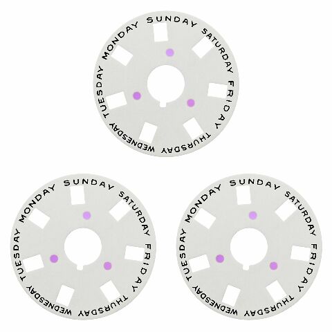 3 DAY DISC FOR ROLEX PRESIDENT DD 1802 1803 1804 1805 1806 1807 1811 1815 WHITE