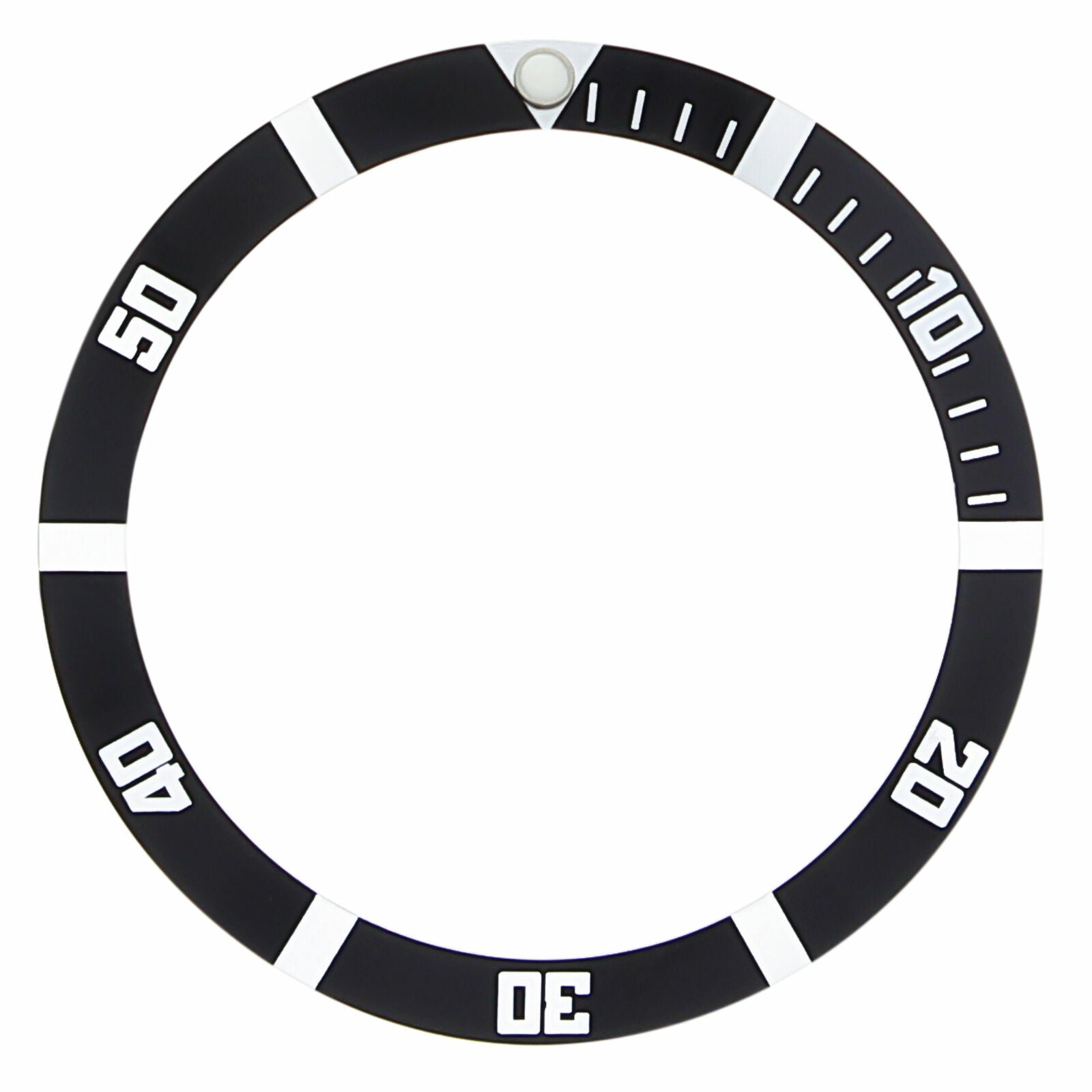 BEZEL INSERT FOR TAG HEUER 2000 PROFESSIONAL SERIES WM1111 WATCH BLACK