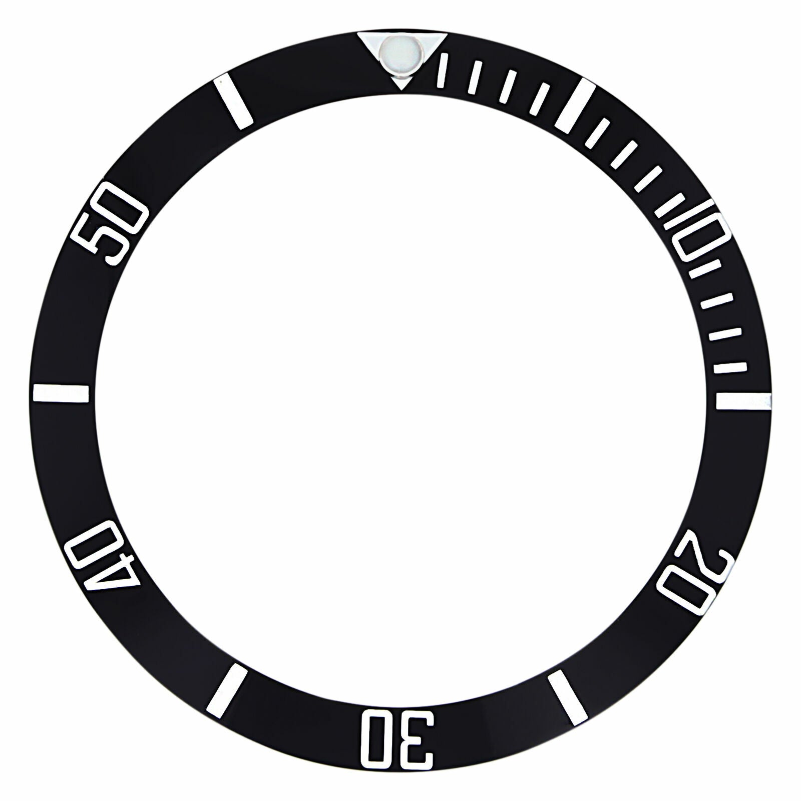 BEZEL INSERT CERAMIC FOR INVICTA DIVER 9937OB 8926OB 8926 24760 ENGRAVED BLACK