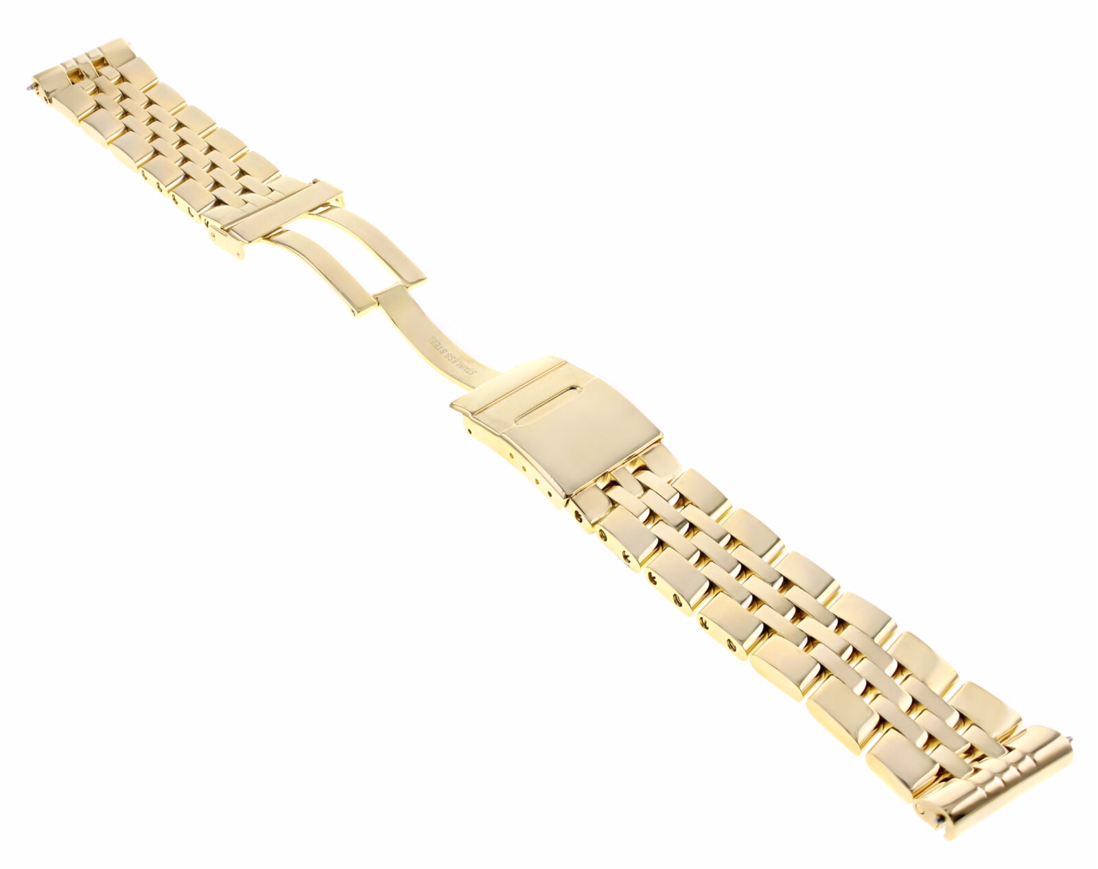 WATCH BAND BRACELET FOR BREITLING SUPEROCEAN COCKPIT WATCH 22MM 5 LINK GOLD