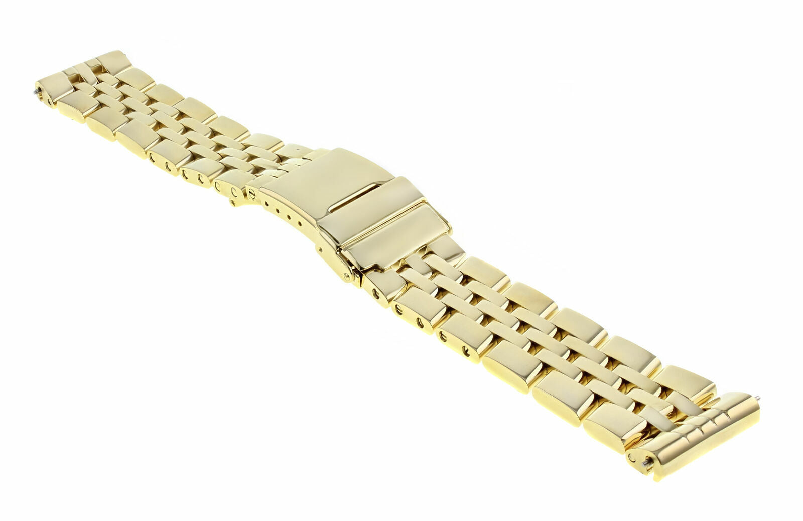 WATCH BAND BRACELET FOR BREITLING BENTLEY PILOT CHRONOMAT WATCH 22MM 5 LINK GOLD