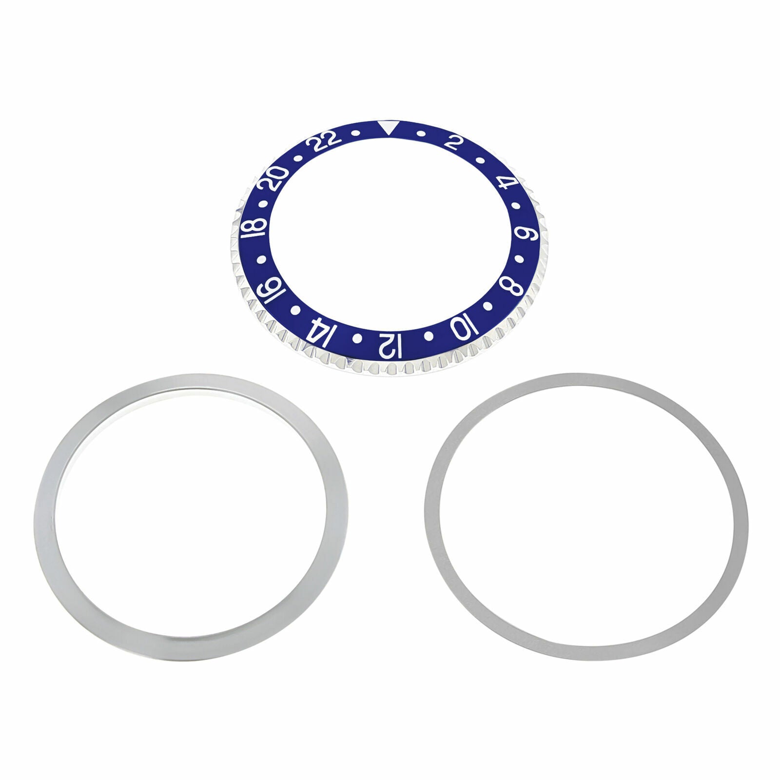 ROTATING + BEZEL + INSERT FOR ROLEX GMT 1670 1675 16750 16753 16758 WATCH BLUE