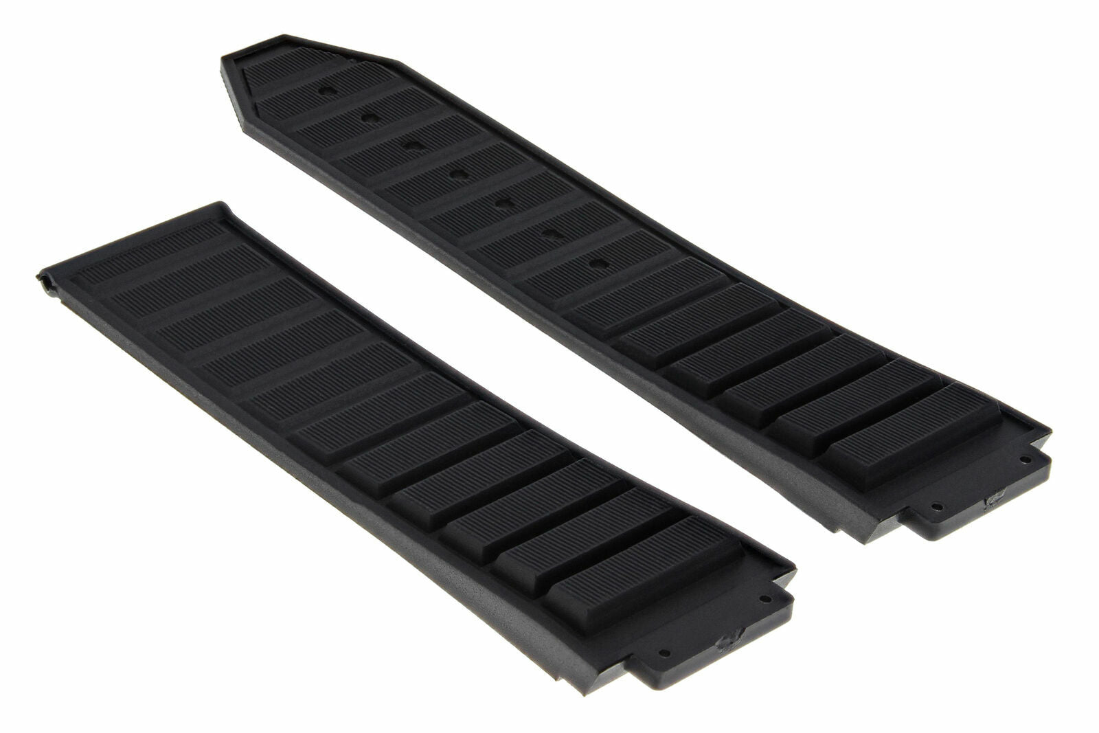 24MM RUBBER WATCH STRAP BAND FOR HUBLOT 44-45MM H BIG BANG SCREWDRIVER BLACK