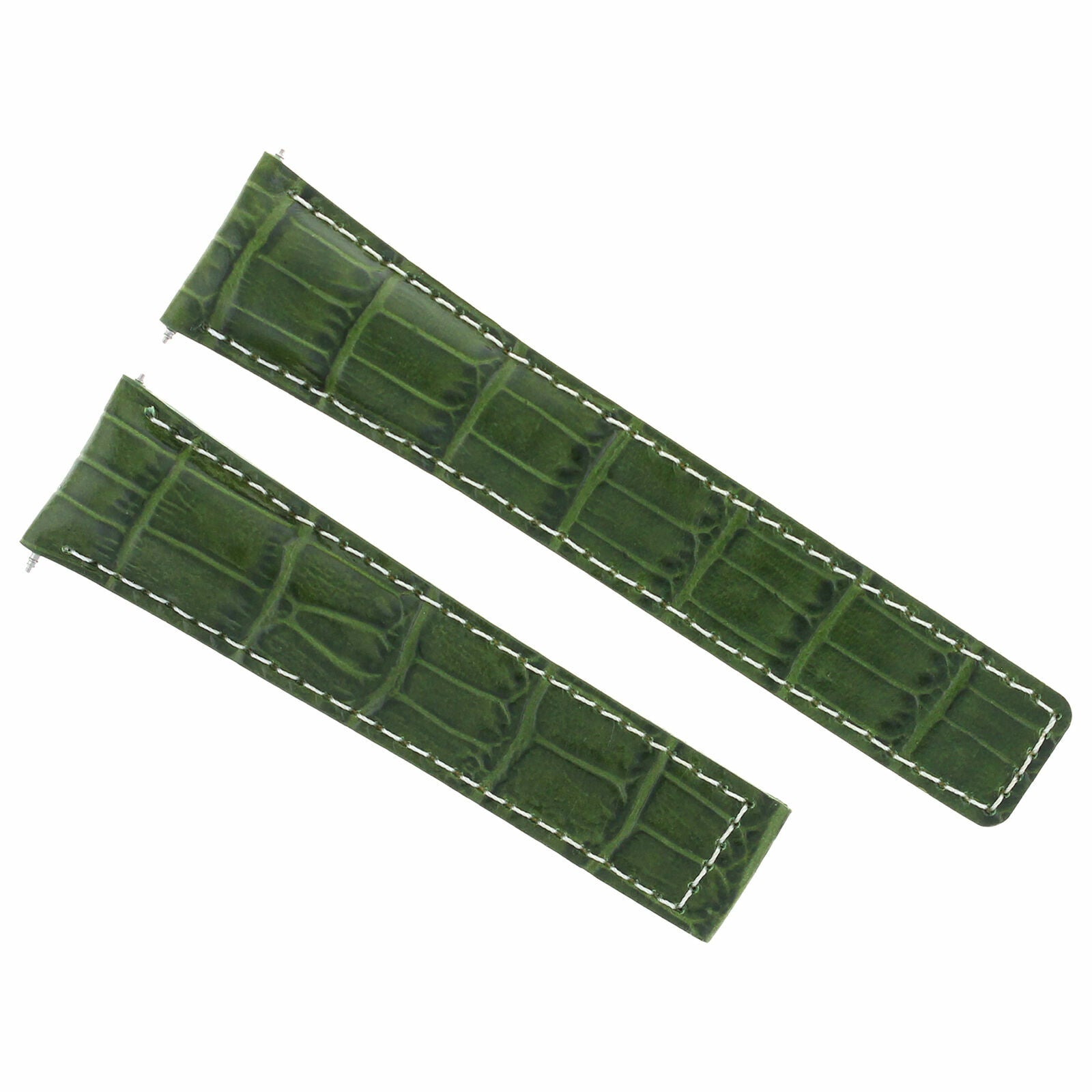 22MM LEATHER BAND STRAP FOR TAG HEUER MONACO CARRERA CALIBRE 36,1887 GREEN WS