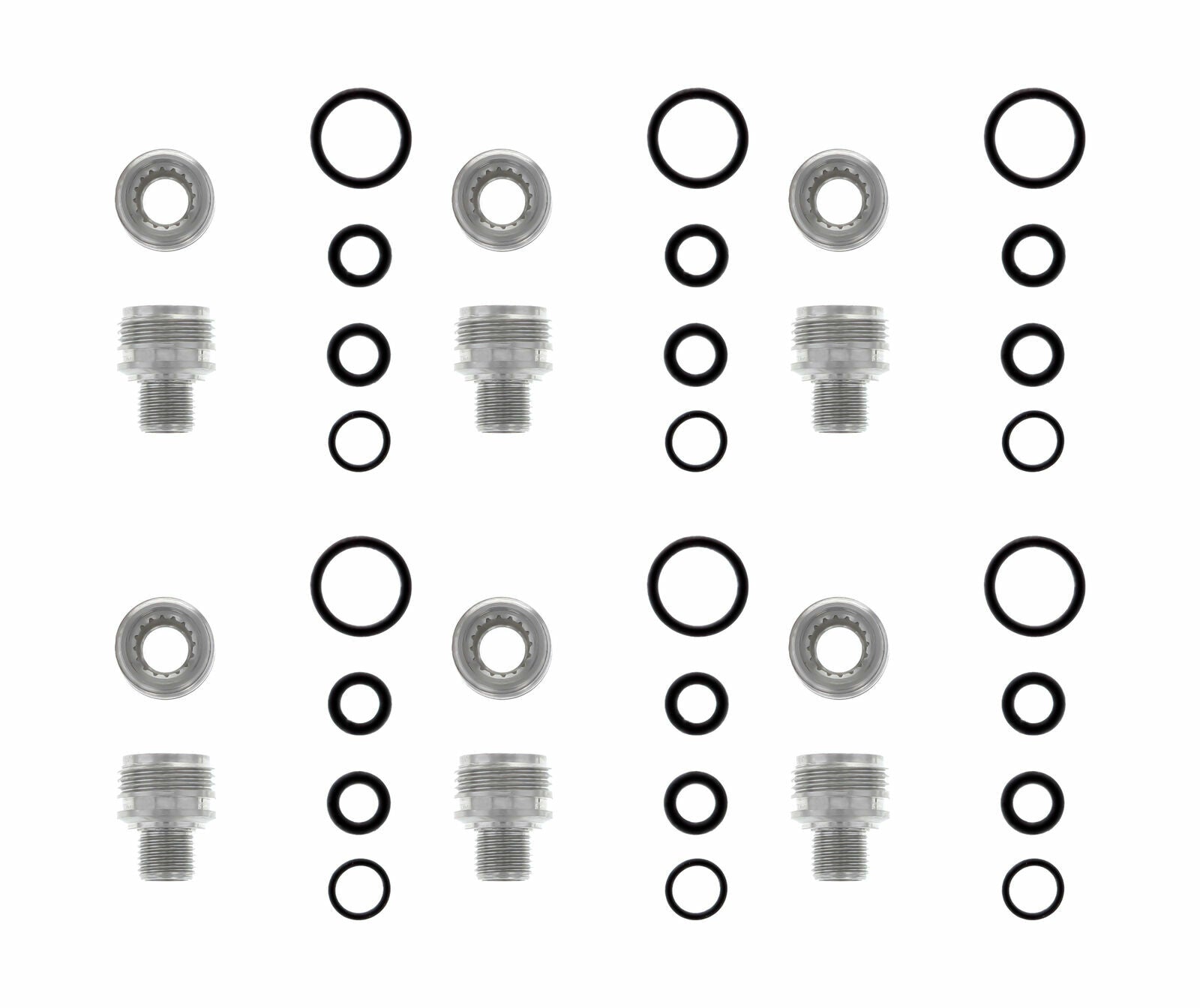 6 CASE TUBES FOR ROLEX SUBMARINER 16800  # 24-7030 STAINLESS STEEL TOP QUALITY