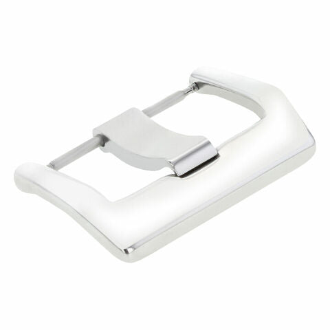 24MM BUCKLE FOR BELL & ROSS WATCH RIBBER BAND LEATHER STRAP BR01 BR02 BR03 SHINY