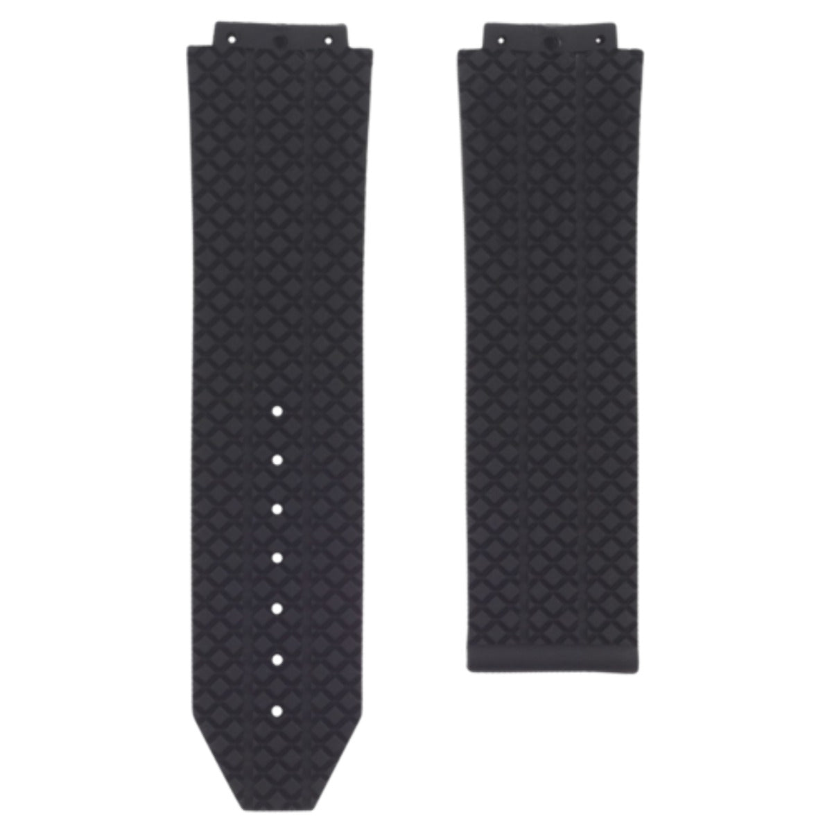 24MM WATCH BAND STRAP FOR H 44MM HUBLOT 301.SB.131.RX CERAMIC BLACK TOP QUALITY