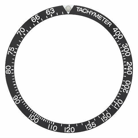 BEZEL INSERT FOR TAG HEUER AUTAVIA TACHYMETRE AUTOMATIC WITH PEARL BEVEL