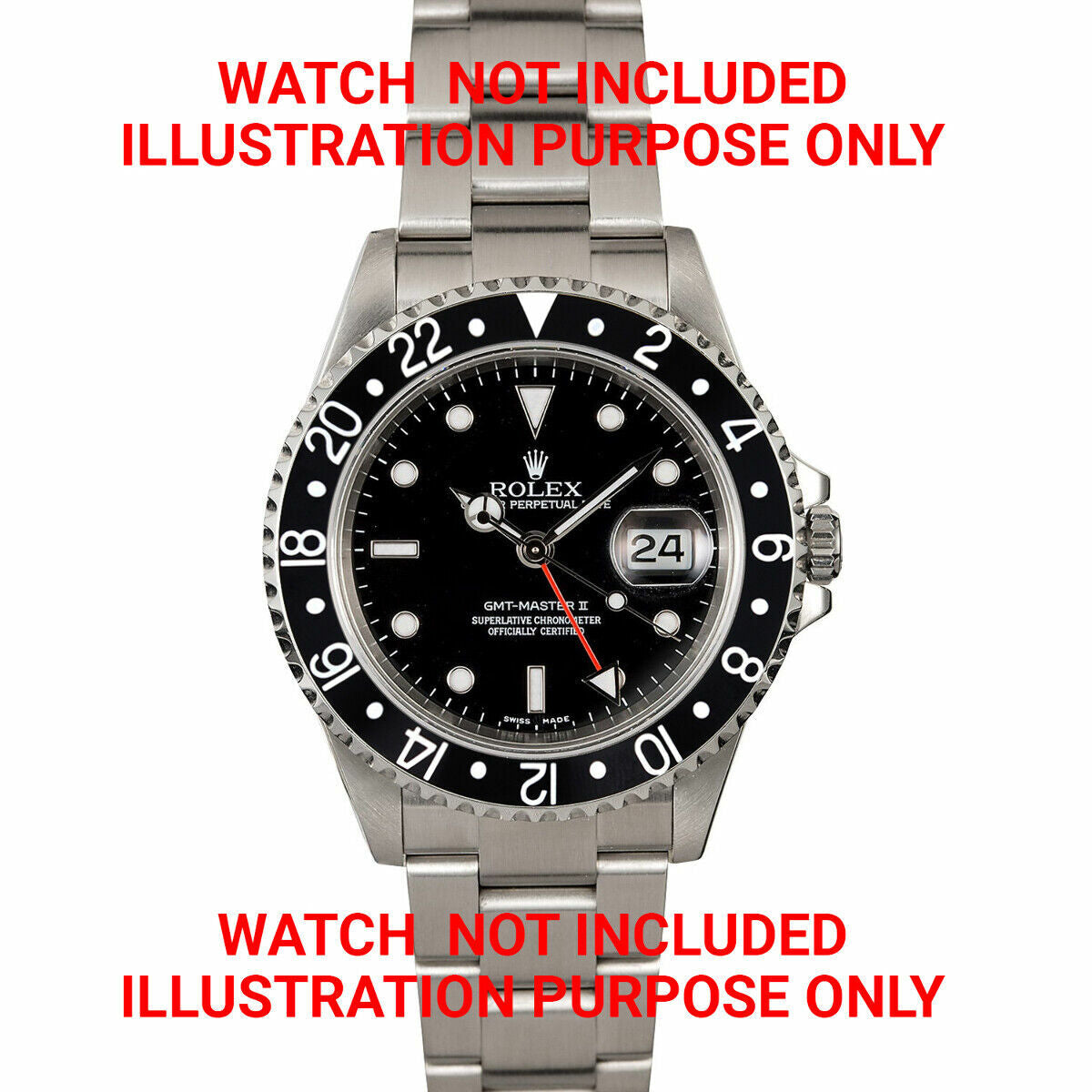 RETAINING RING + BEZEL+ INSERT FOR ROLEX GMT BLACK 1670 1675 16750 16753 16758