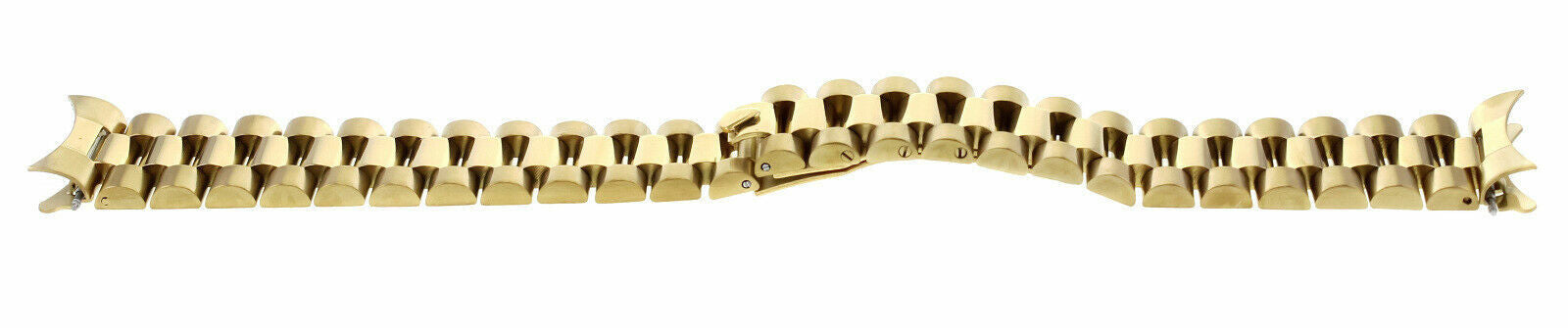 PRESIDENT WATCH BAND SOLID BRACELET FOR 34MM ROLEX DATE WATCH 19MM GOLD GP