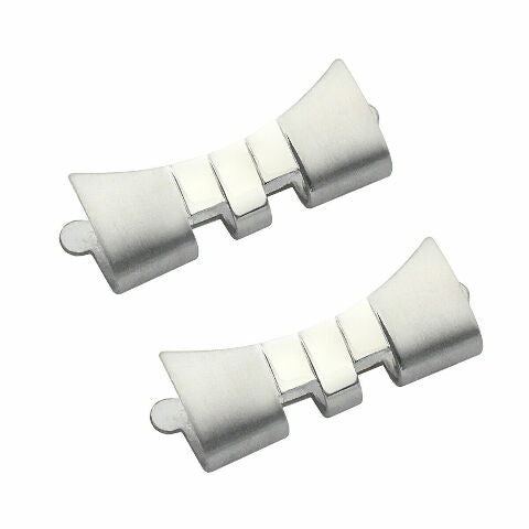 2 PCS 555 END LINK PIECE FOR 62510H JUBILEE BAND ROLEX 16014 14060 20MM FAT BAR
