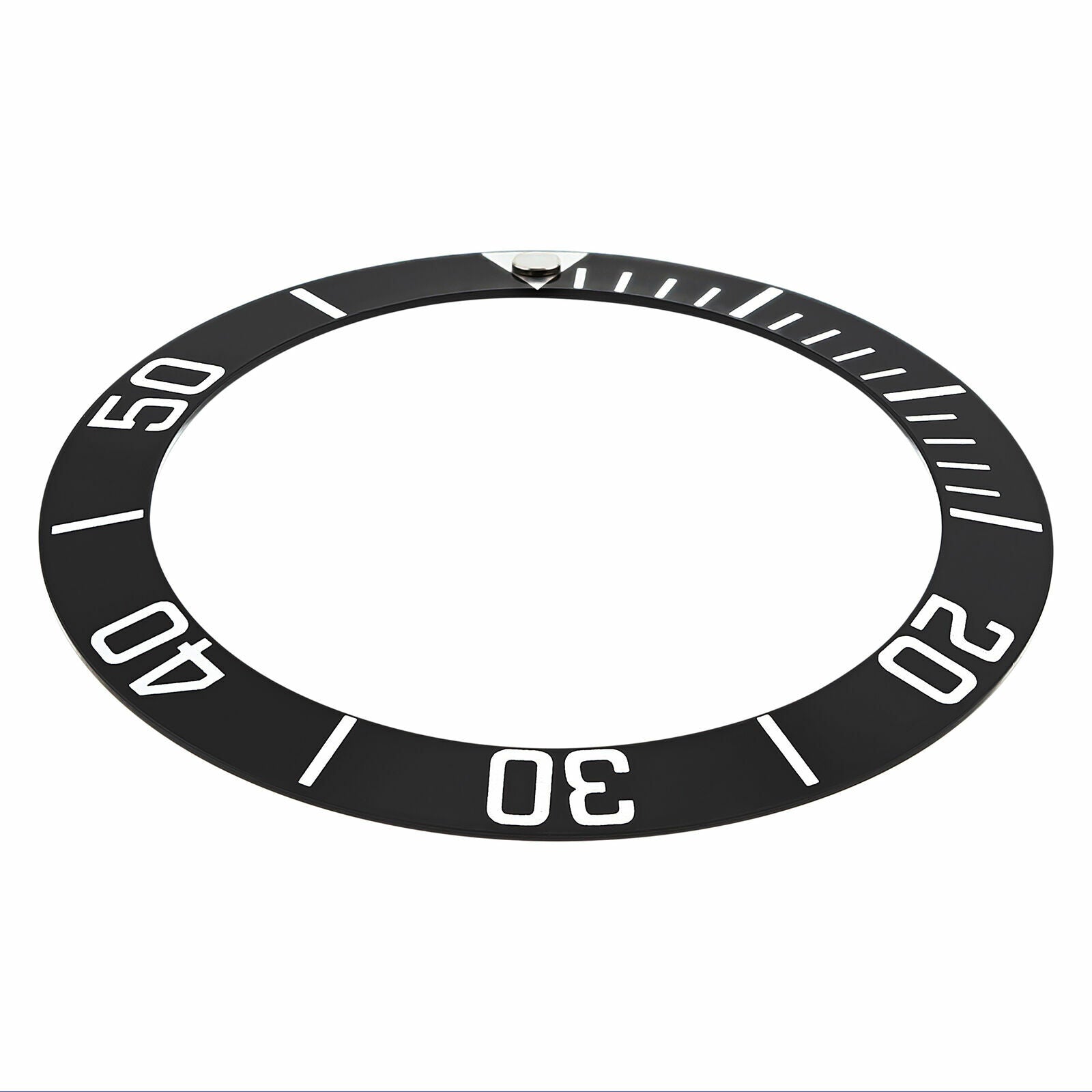 BEZEL INSERT FOR TAG HEUER AQUARACER 41MM CASE WAB 2010, WAB2011 WATCH BLACK