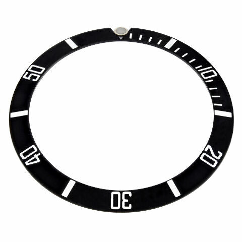 BEZEL INSERT ALUMINUM FOR TUDOR SUBMARINER 7928 7922 7016 7016/0 7021/0 BLACK