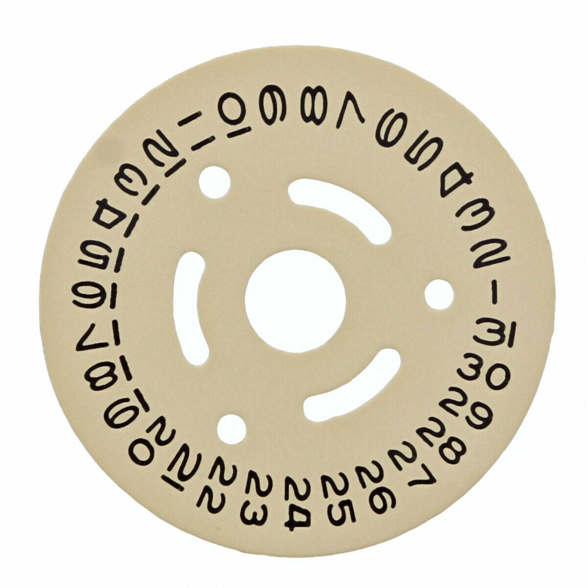 DATE DISC FOR ROLEX LADY MOVEMENT NQS  2030/2035 , 6916 6917 6824 6831 CHAMPAGNE