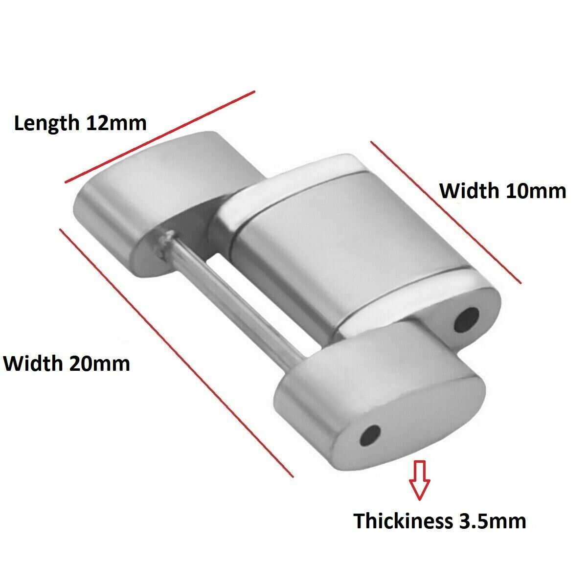 LINK WATCH BAND FOR OMEGA SEAMASTER PLANET OCEAN 20MM STAINLESS STEEL