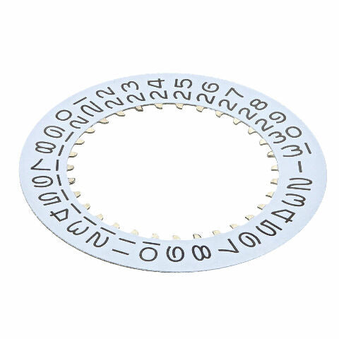 CALENDAR DATE DISC FOR ROLEX OYSTER QUARTZ 5035 17000 17013 17014 WATCH WHITE