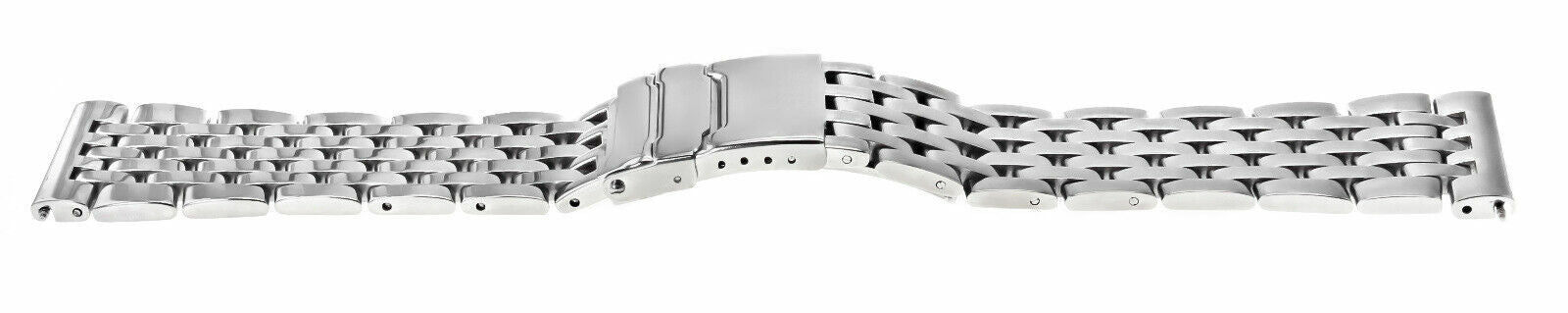 22MM WATCH BAND BRACELET FOR BREITLING NAVITIMER A13322 7 LINK STAINLESS S SHINY