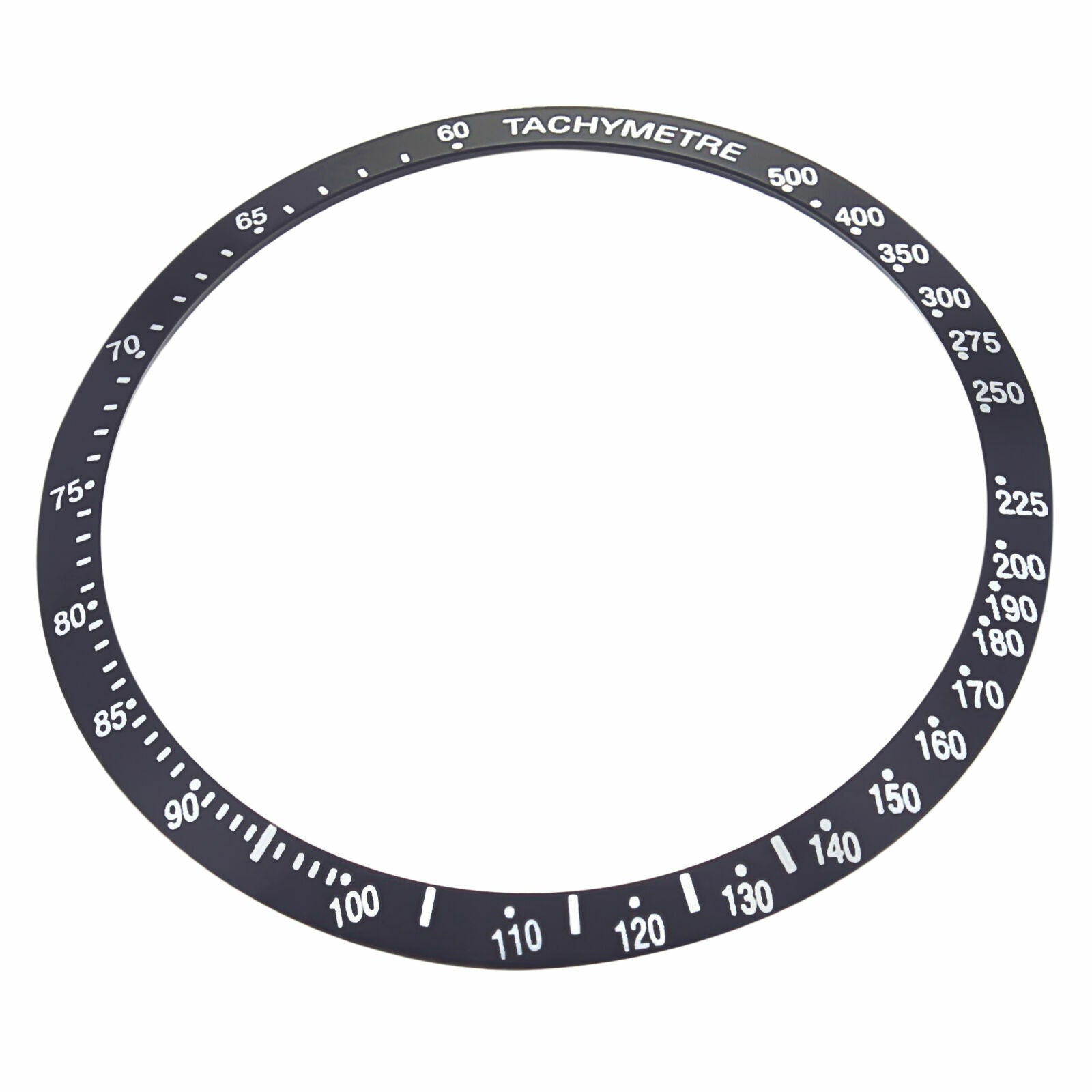 BEZEL INSERT FOR OMEGA SPEEDMASTER MARK 40 COSMOS AUTO 3520.50, 3520.53 BLACK