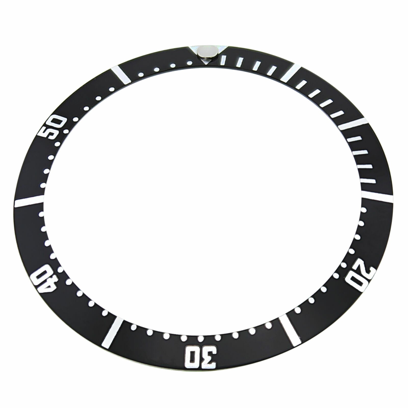 REPLACEMENT BEZEL INSERT BLACK FOR WATCH 36MM X 30MM