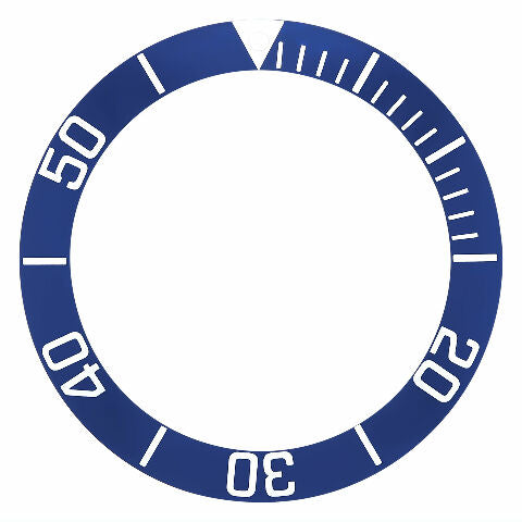 BEZEL INSERT FOR TAG HEUER AQUARACER CALIBRE 5 WATCH WAN2010 WAN2111  1110  BLUE