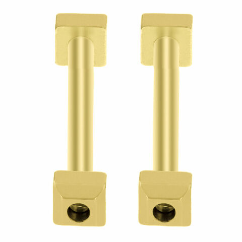 SCREWS TUBES PIN FOR FIT CARTIER PASHA 2308 STRAP BAND BRACELET LUG 18MM GOLD