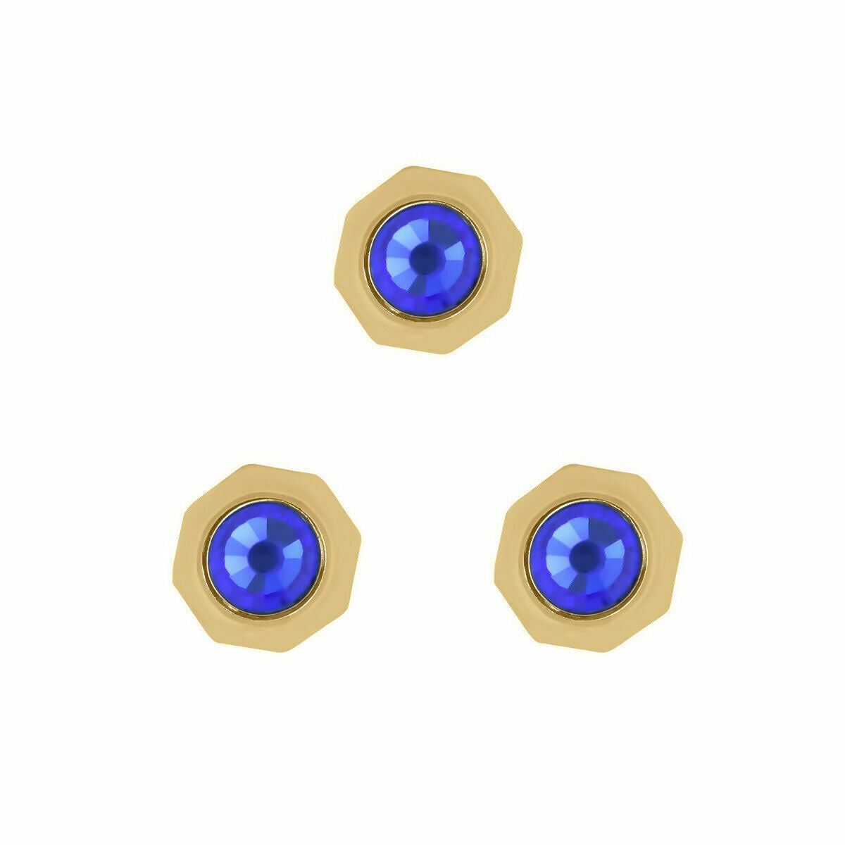 3 WATCH CROWN FOR FIT CARTIER SANTOS 100XL 4.25MM 2702 TANK FRANCAISE WATCH GOLD