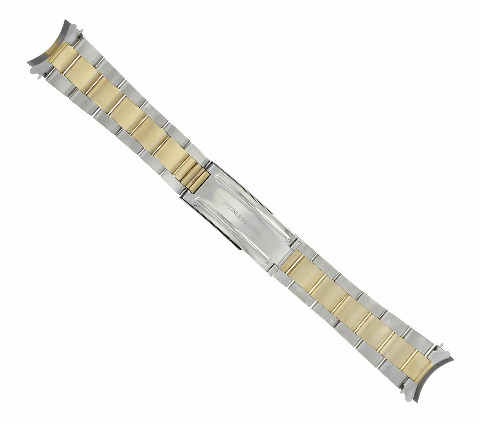 17MM OYSTER WATCH BAND FOR MIDSIZE 31MM ROLEX 6627 68273 67513 TWO TONE GOLD/SS