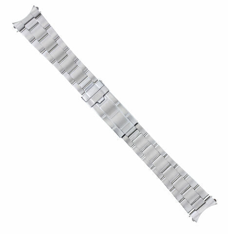 OYSTER WATCH BAND SOLID LINK STAINLESS STEEL FOR ROLEX EXPLORER 20MM FLIP LOCK