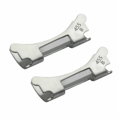 2 OYSTER END PIECE LINK FOR ROLEX DATEJUST WATCH BAND WATCH SHINY CENTER 20MM